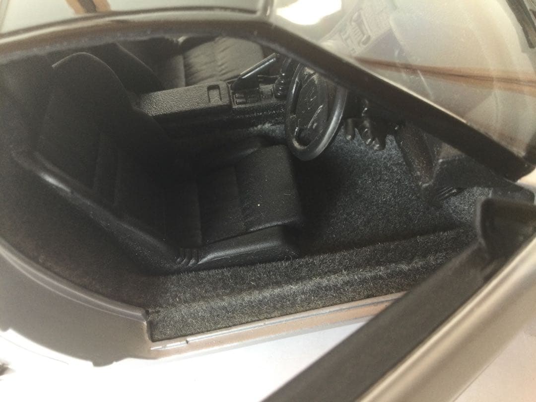 京商　ホンダ　NSX ミニカー　シルバー　1/18