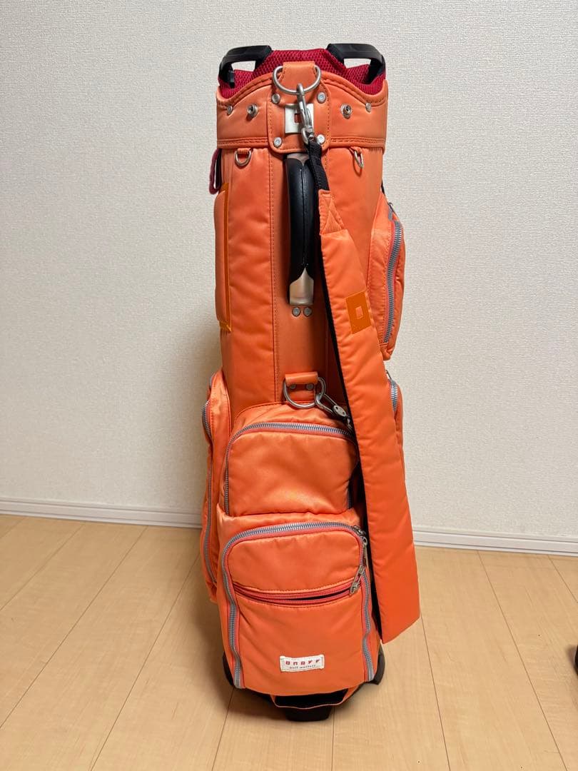 オノフナイロンツイル キャディバッグ OB0424 オレンジ