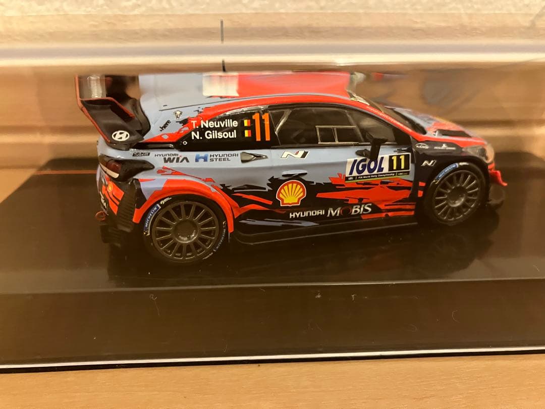 【ヌービル直筆サイン入り】イクソ 1/43 ヒョンデ i20クーペ WRC
