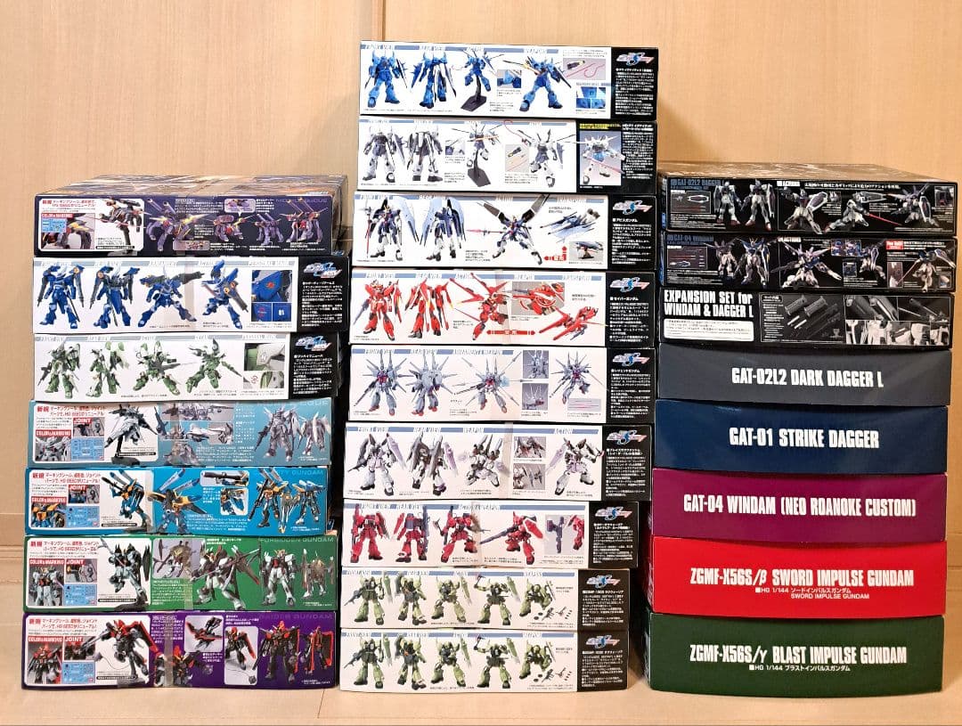 【未組立】ガンプラHG 1/144 ガンダムSEED大量まとめ売り 合計24個