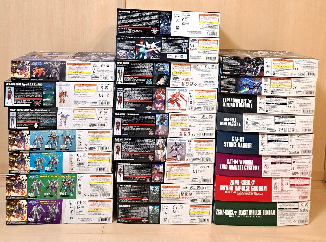 【未組立】ガンプラHG 1/144 ガンダムSEED大量まとめ売り 合計24個