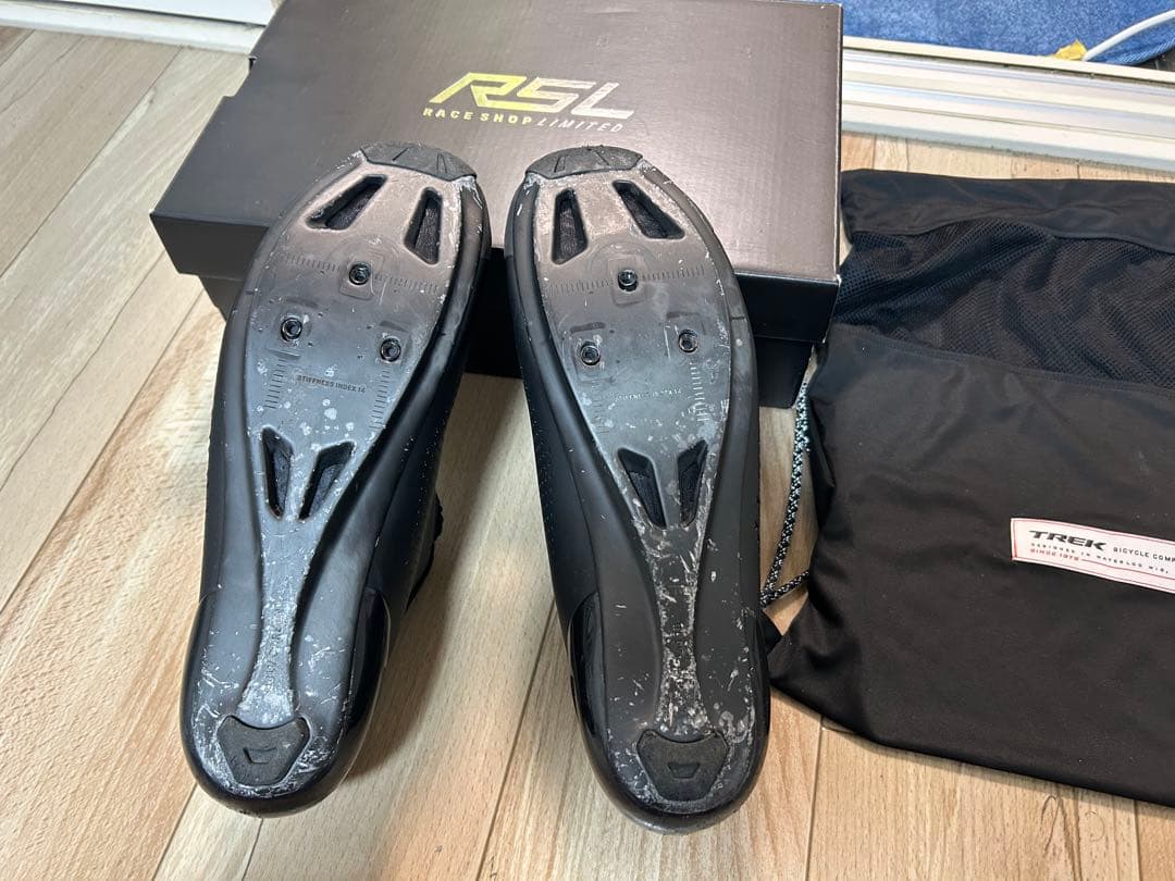 Trek RSL ブラック シューズ インソール付き