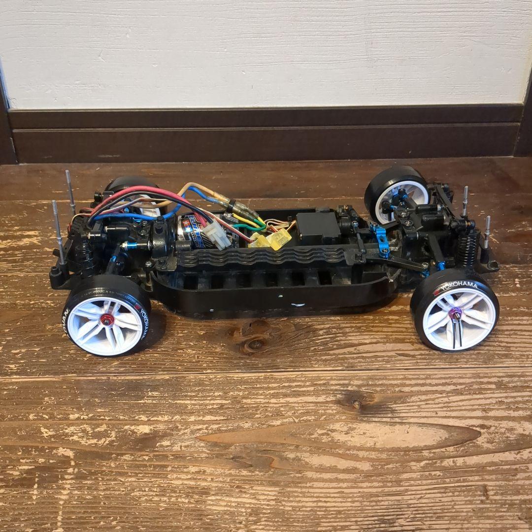 タミヤTT-01 ドリフト仕様　ボディー・プロポ・メカ類付き