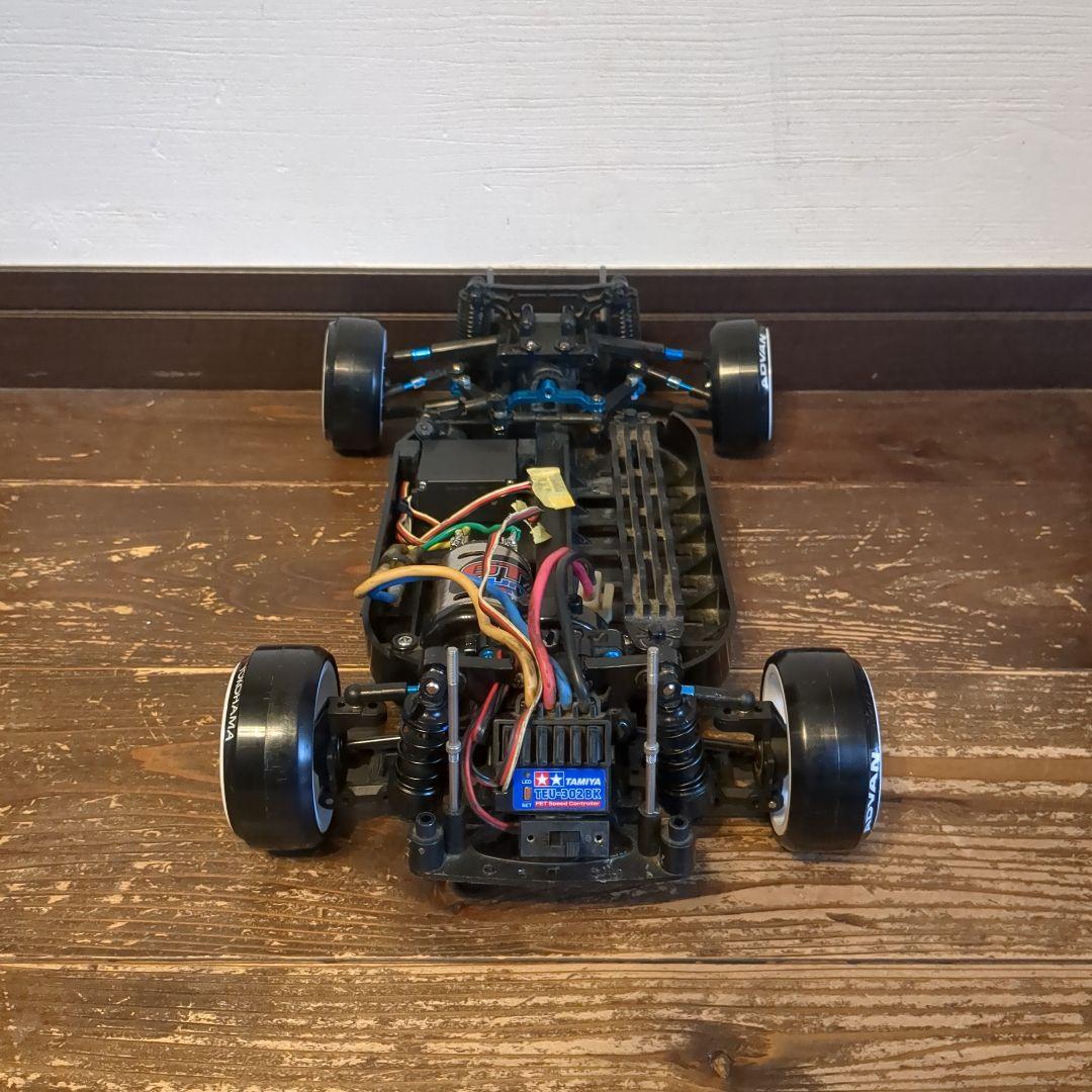 タミヤTT-01 ドリフト仕様　ボディー・プロポ・メカ類付き