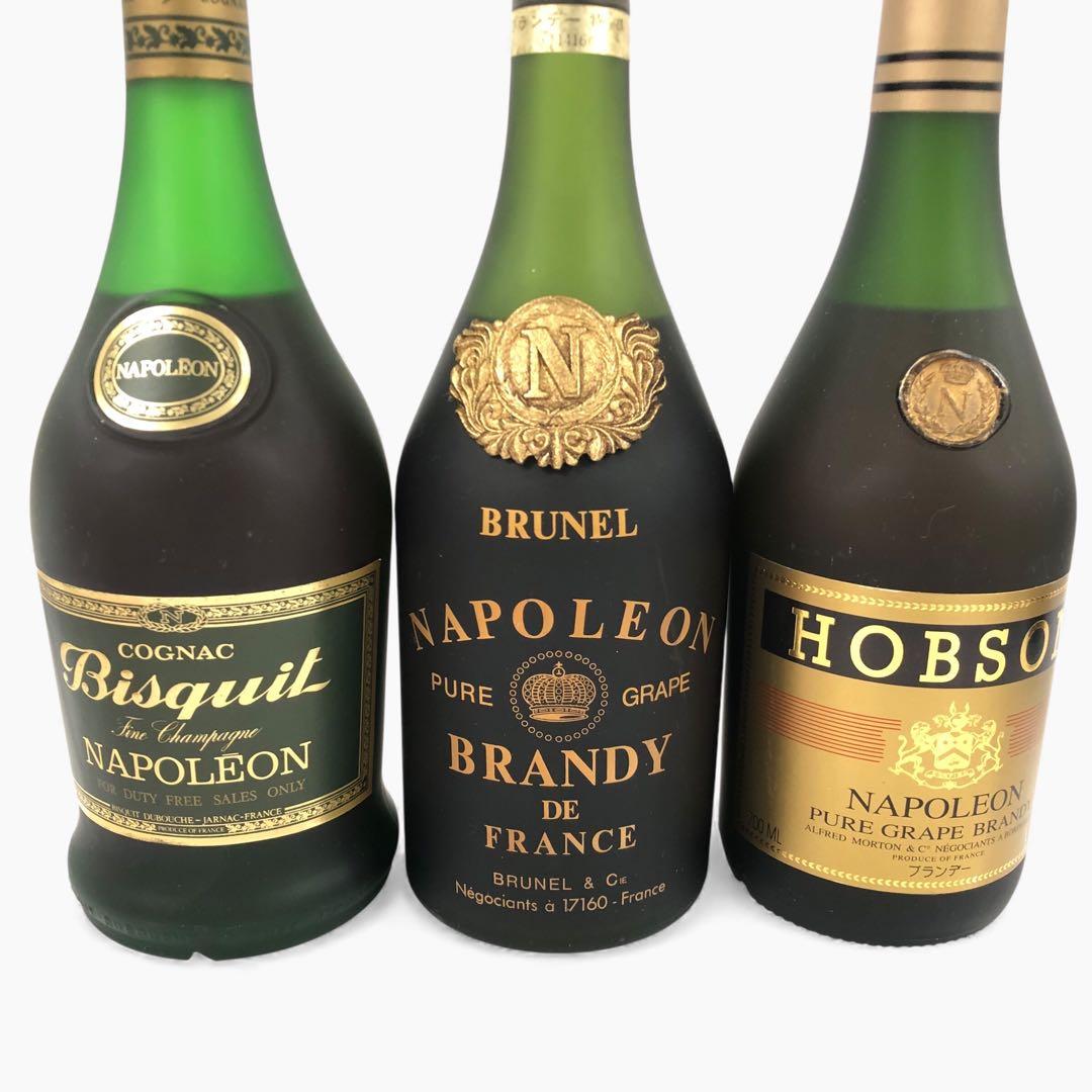 k*u様 古酒 Napoleon ナポレオン ブランデー 5本セット 未開栓
