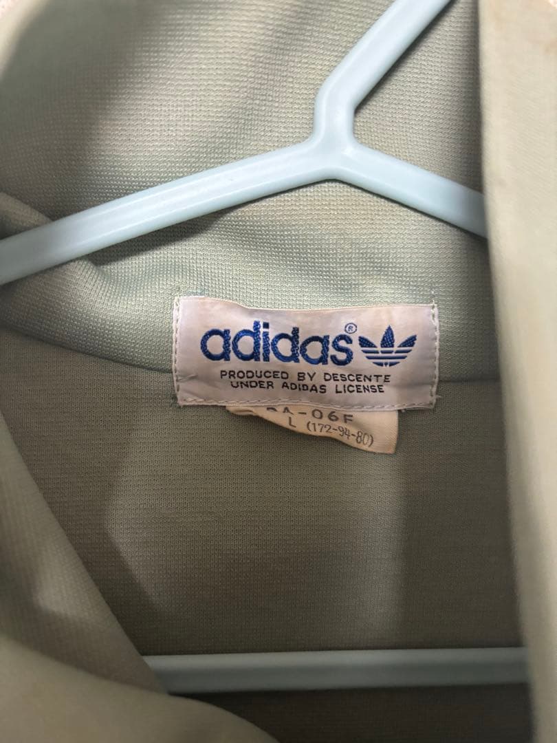 80's adidas デサント製ビンテージトラックジャケット