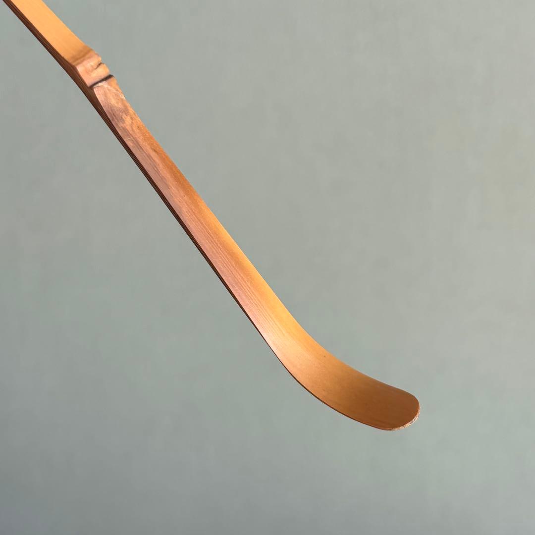 茶杓 銘「五月雨」 竹筒 黄梅院住職 太玄師 木箱・紙箱入り