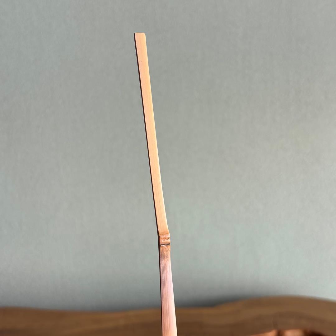 茶杓 銘「五月雨」 竹筒 黄梅院住職 太玄師 木箱・紙箱入り