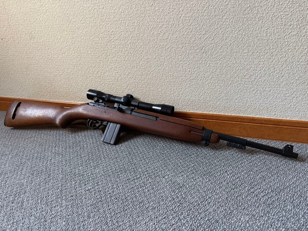 スコープ付き MGC M1カービン リアルウッド スリング オイラー モデルガン