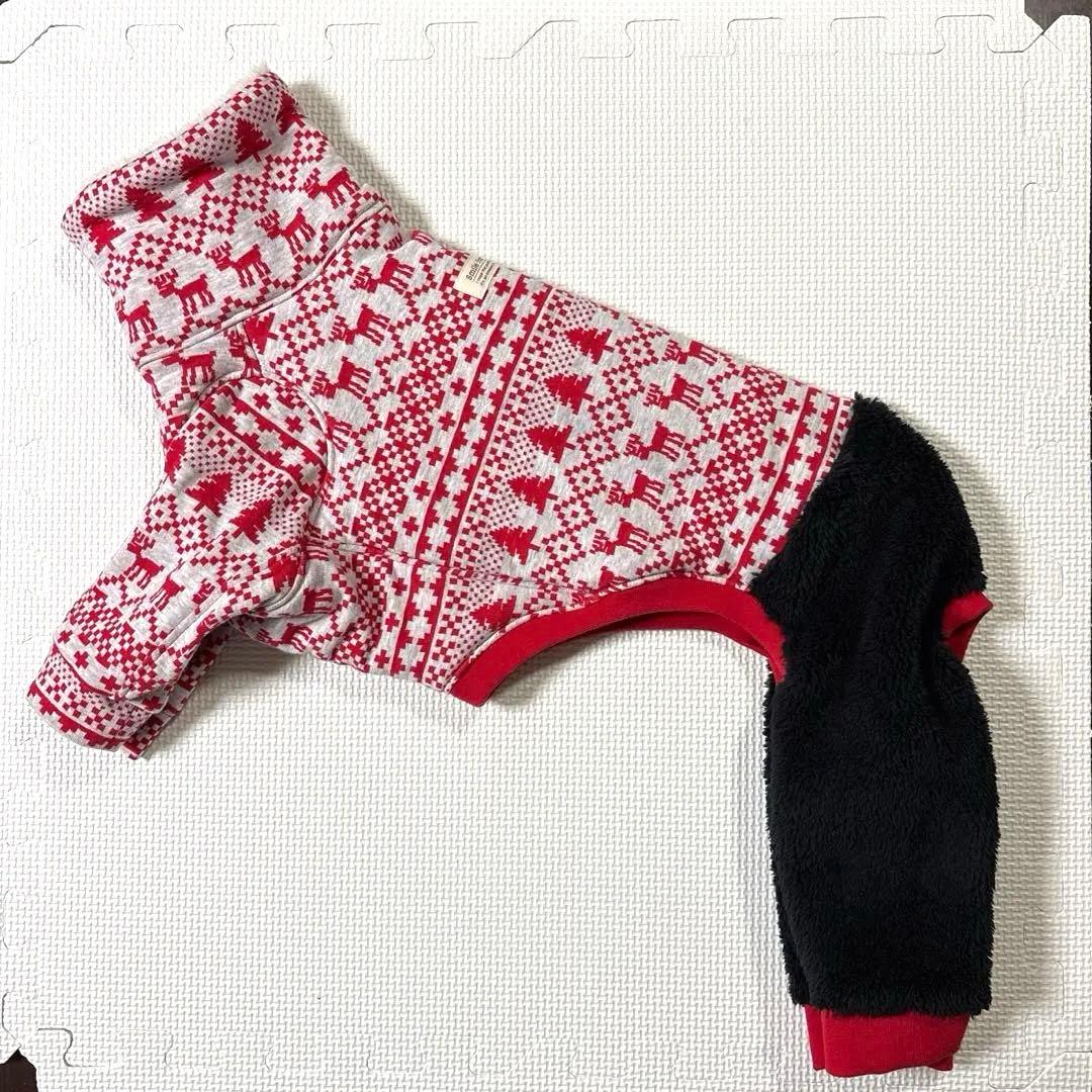 犬服　イタグレ服　ボアトップス