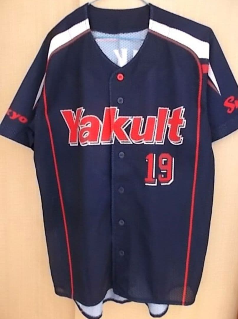 東京ヤクルトスワローズ　石川雅規　ビジターユニフォーム　ZETT