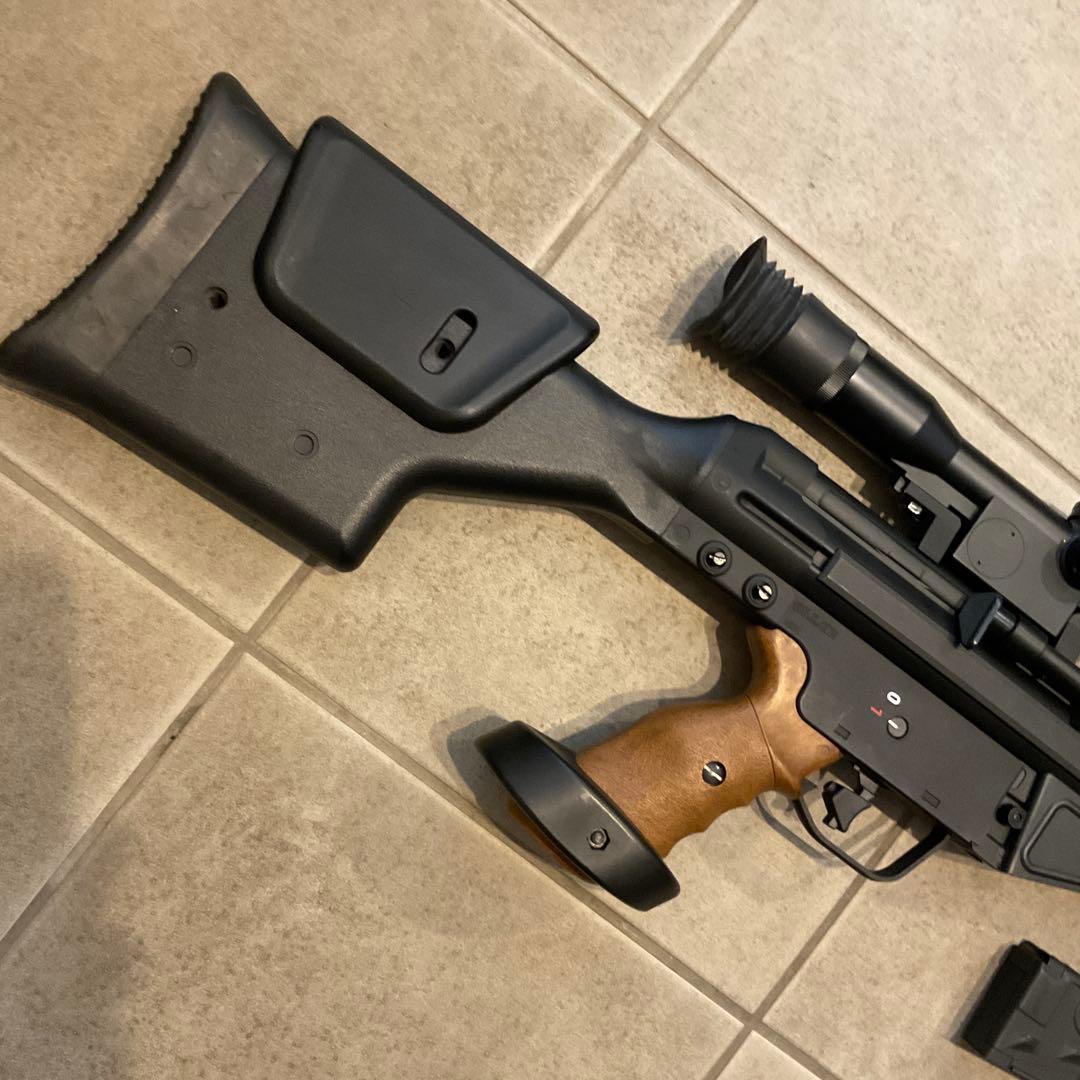 91m/s東京マルイ純正電動ガンスナイパーライフルPSG-1良品メンテ済み