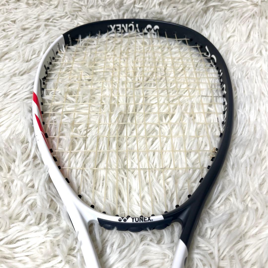 【美品】 ヨネックス ボルトレイジ 7V 前衛用 ソフトテニス ラケット ①