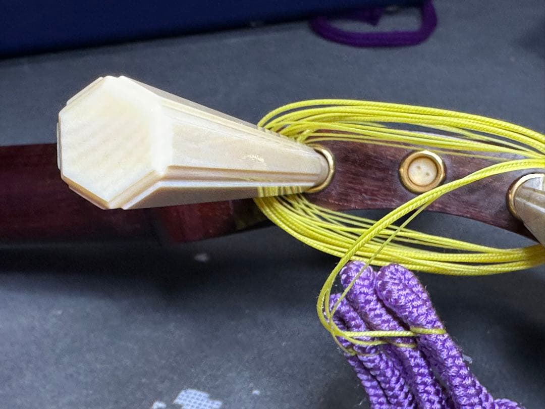 三味線　紅木　紫檀製　糸巻き天然素材 　弦楽器　民謡 伝統楽器