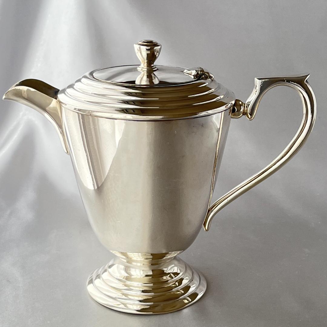 【SILCRAFT】 アール・デコ ティーサービス 4点 ティーポット