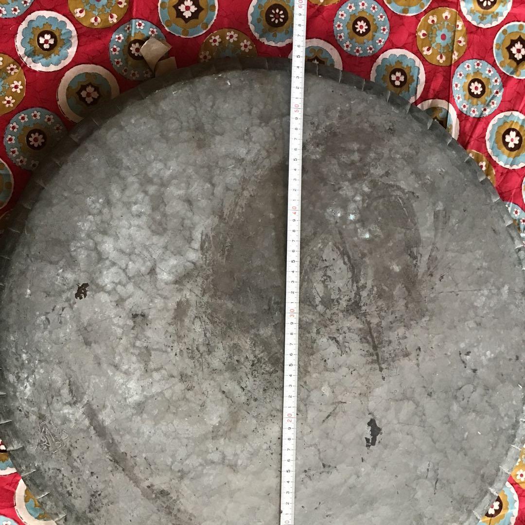 16世紀　オスマントルコ　ブロンズ　銅製　大型トレイ　アンティーク