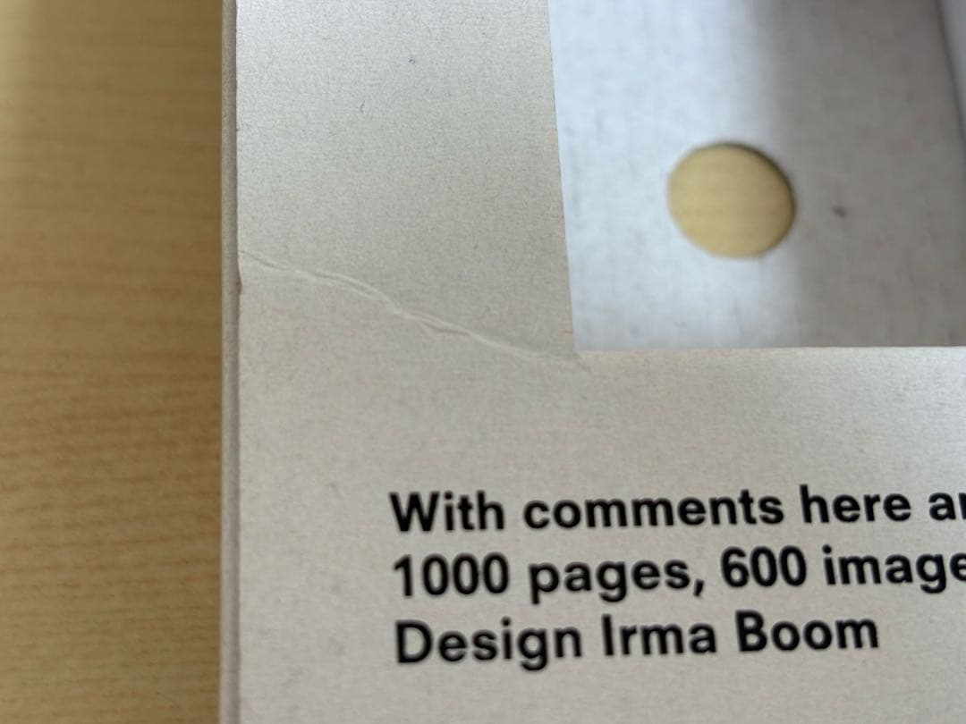 アート・デザイン・音楽 Irma Boom Book Manifest signed