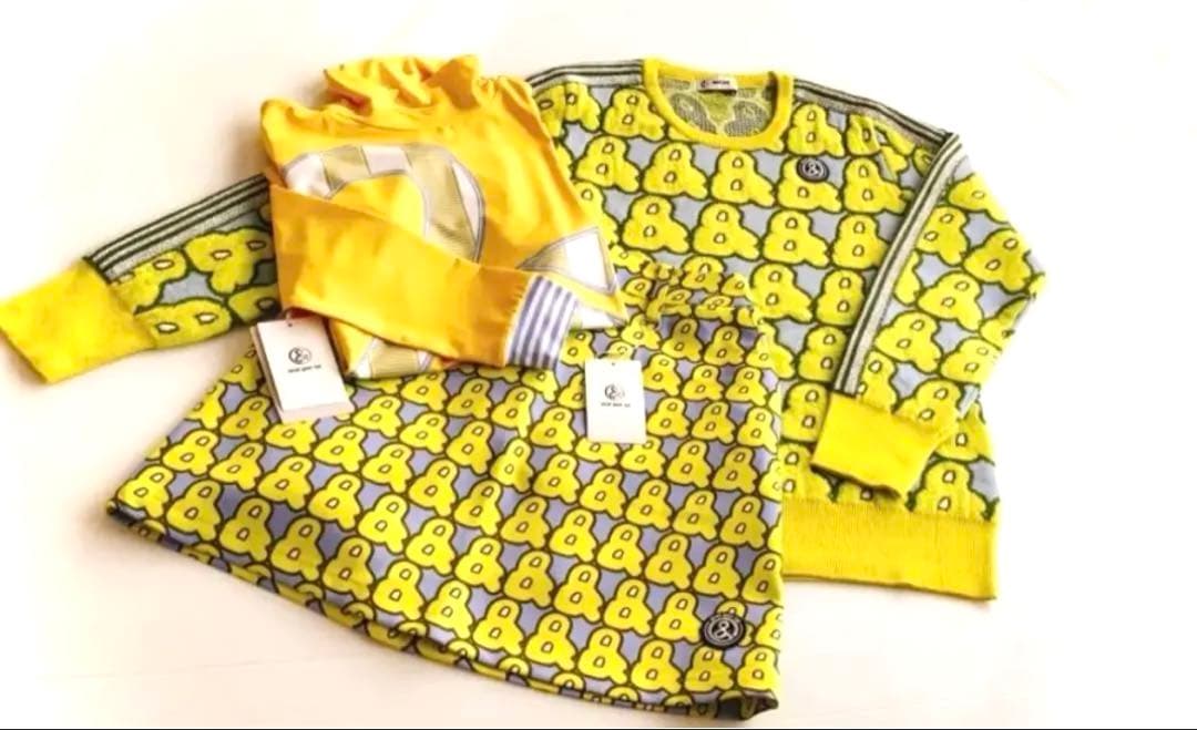 【新品タグ付き】アンパスィ　セットアップ　イエロー