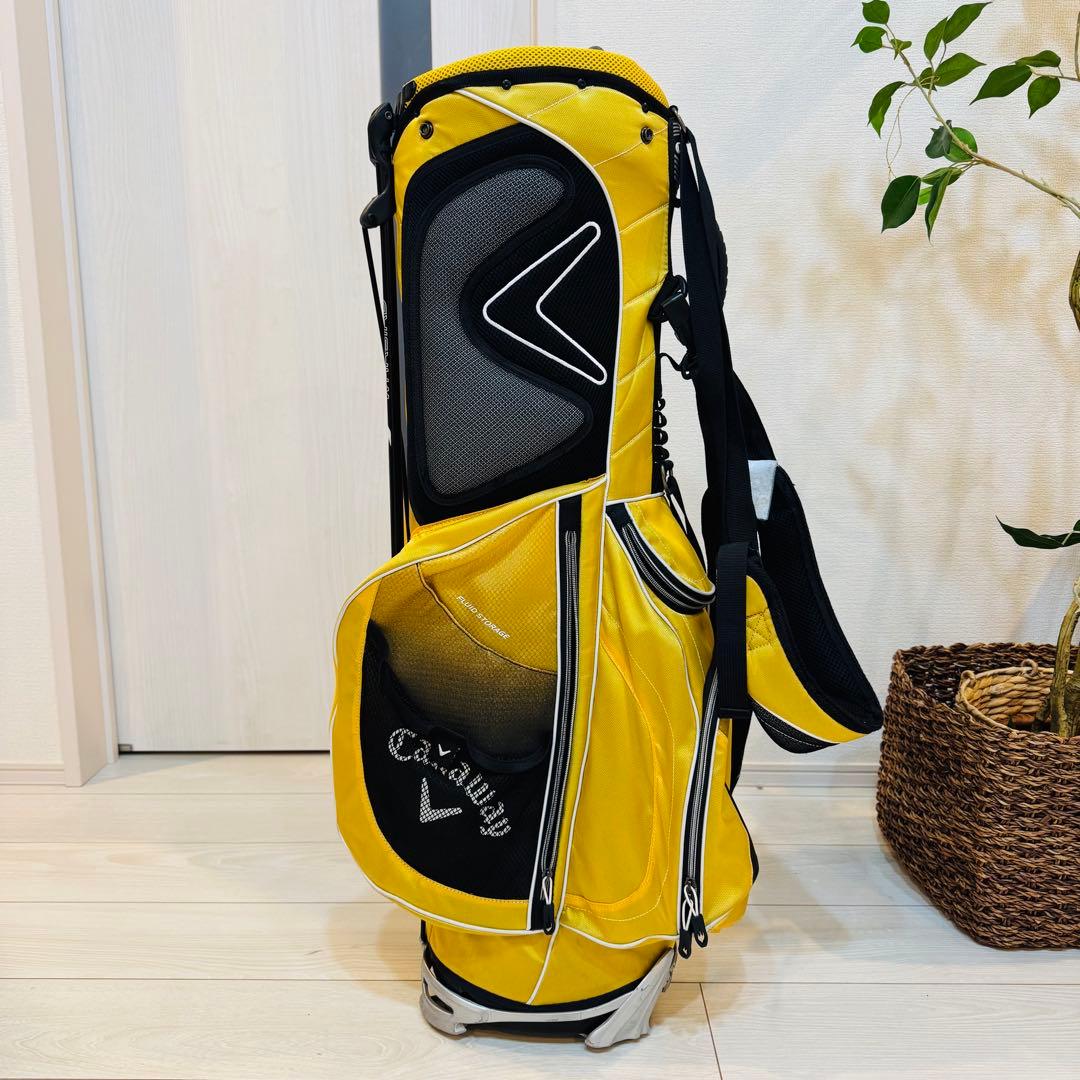 Callaway スタンド型キャディバック 軽量 コンパクト イエロー