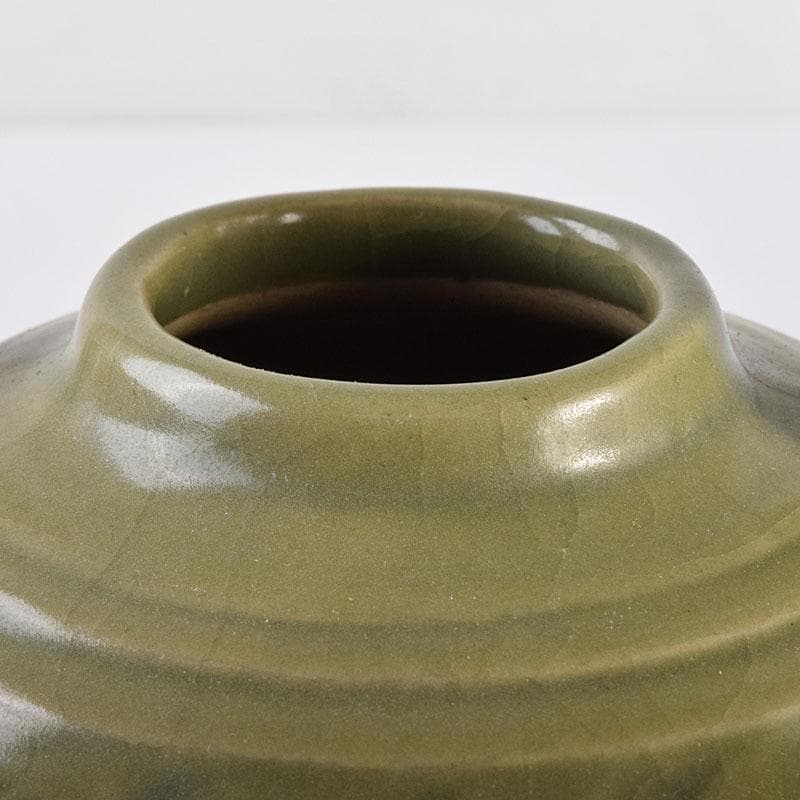 中国　龍泉窯　青磁　三つ足　神獣口水注瓶　C　7054