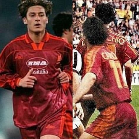 【貴重な長袖！】フランチェスコ・トッティ/ ASローマ/H/95-66モデル