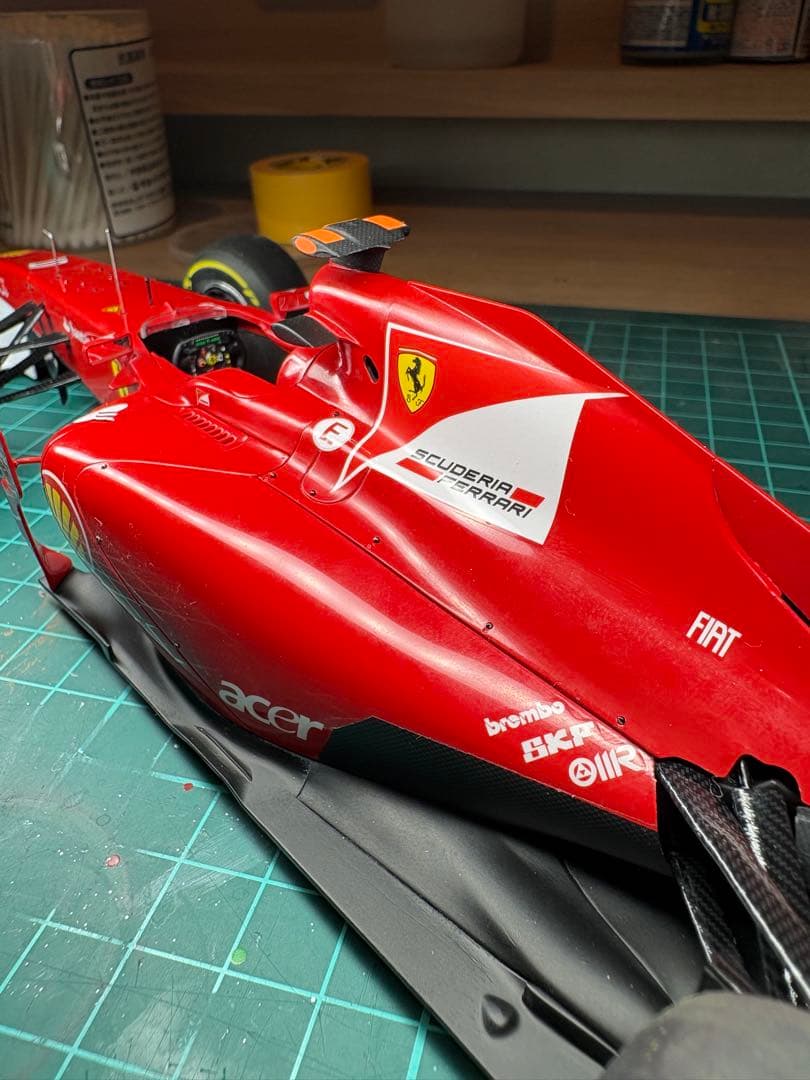 1/20 フェラーリ 150°イタリア 日本GP アロンソ仕様　完成品　フジミ