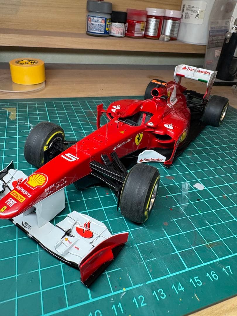 1/20 フェラーリ 150°イタリア 日本GP アロンソ仕様　完成品　フジミ