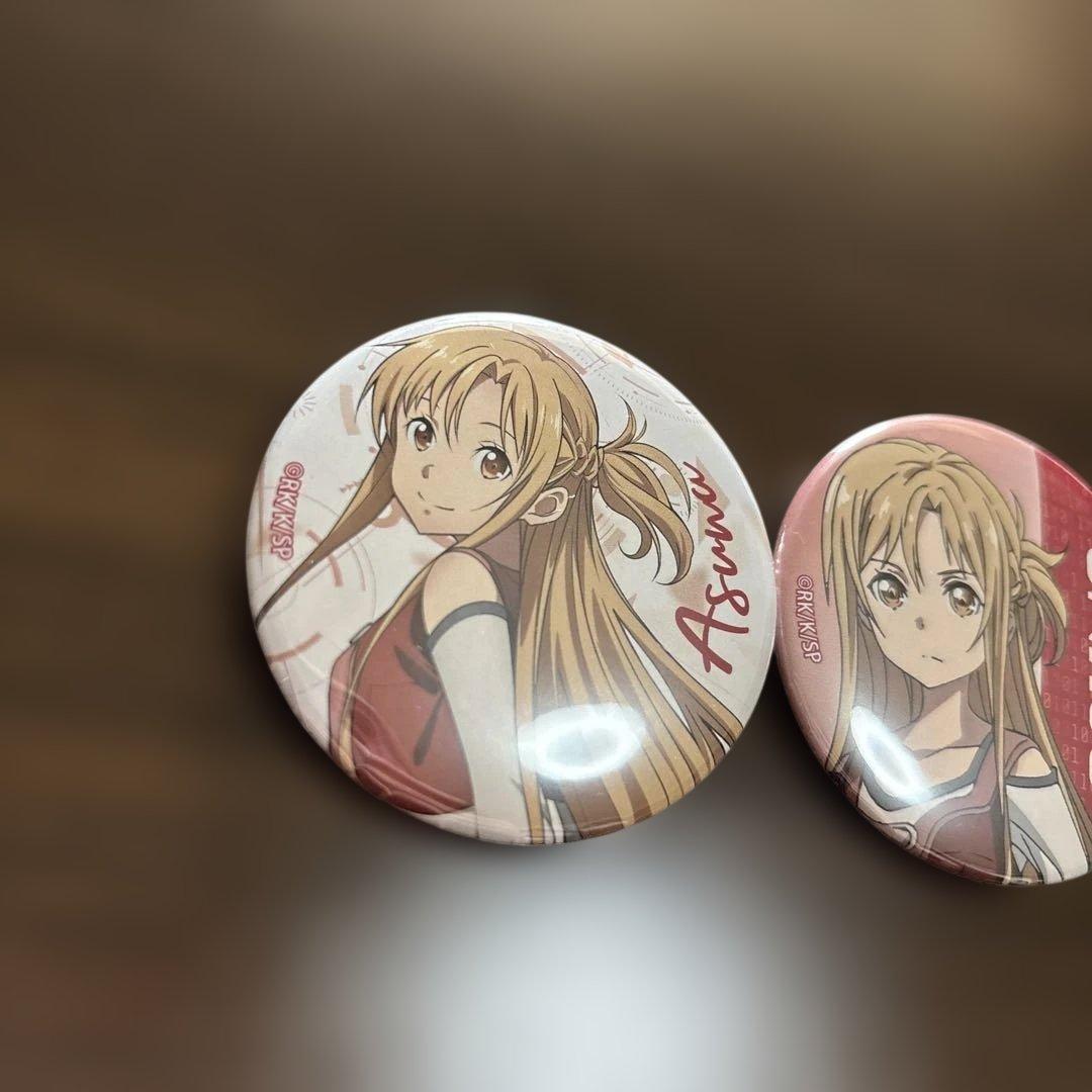 希少 ソードアート オンライン アスナ 缶バッジ