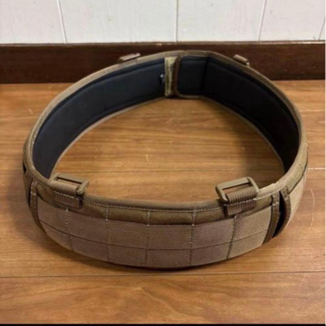 極美品　米軍　ELITE ガンファイターベルト　LARGE コヨーテ　USA製