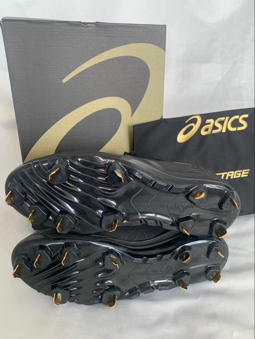 【大谷翔平選手モデル】asicsGOLDSTAGE ブラックスパイク28.5cm