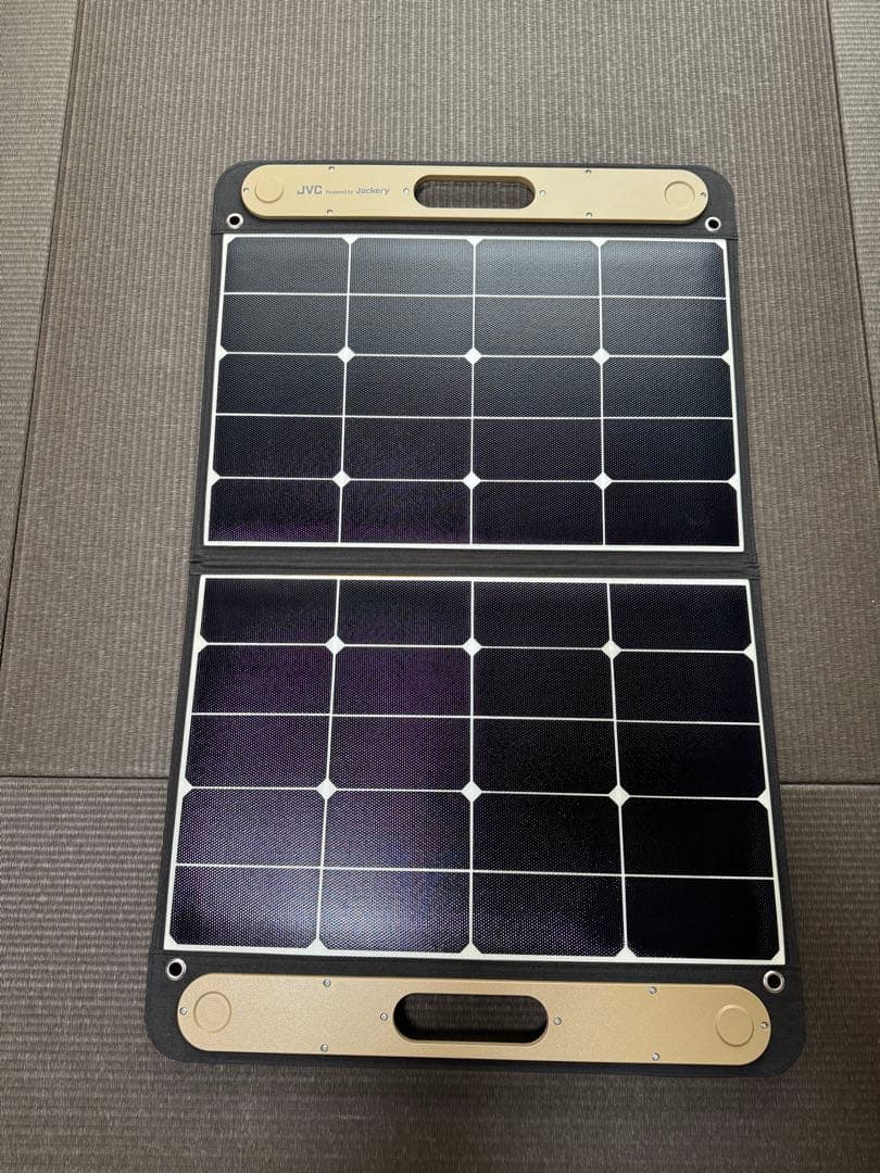 JVC ポータブルソーラーパネル　BH-SP68-C/延長ケーブル　BH-SC5