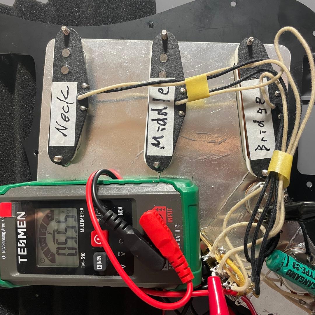 アップグレード ストラト　アルニコ3 ピックアップ　サーキット　アッセンブリー