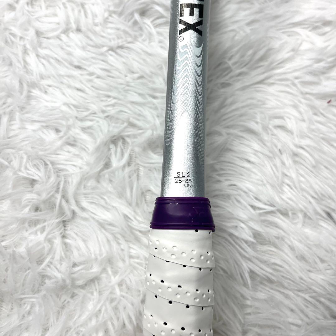 【良品】ヨネックス ナノフォース8v REV SL2 ソフトテニス 前衛用　白