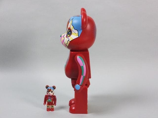 現代美術 田名網敬一『100% & 400%MEDICOM TOY赤』0127B