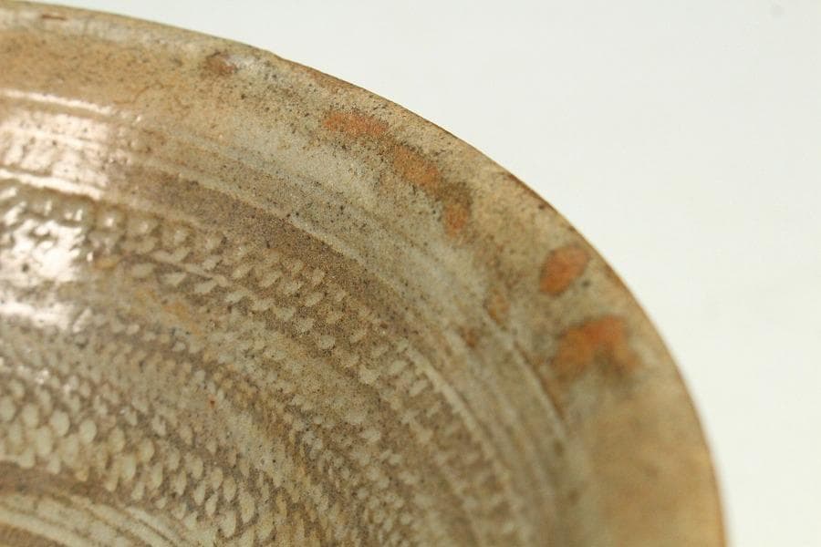 古美術 李朝 高麗 三嶋 茶碗(K-A638)