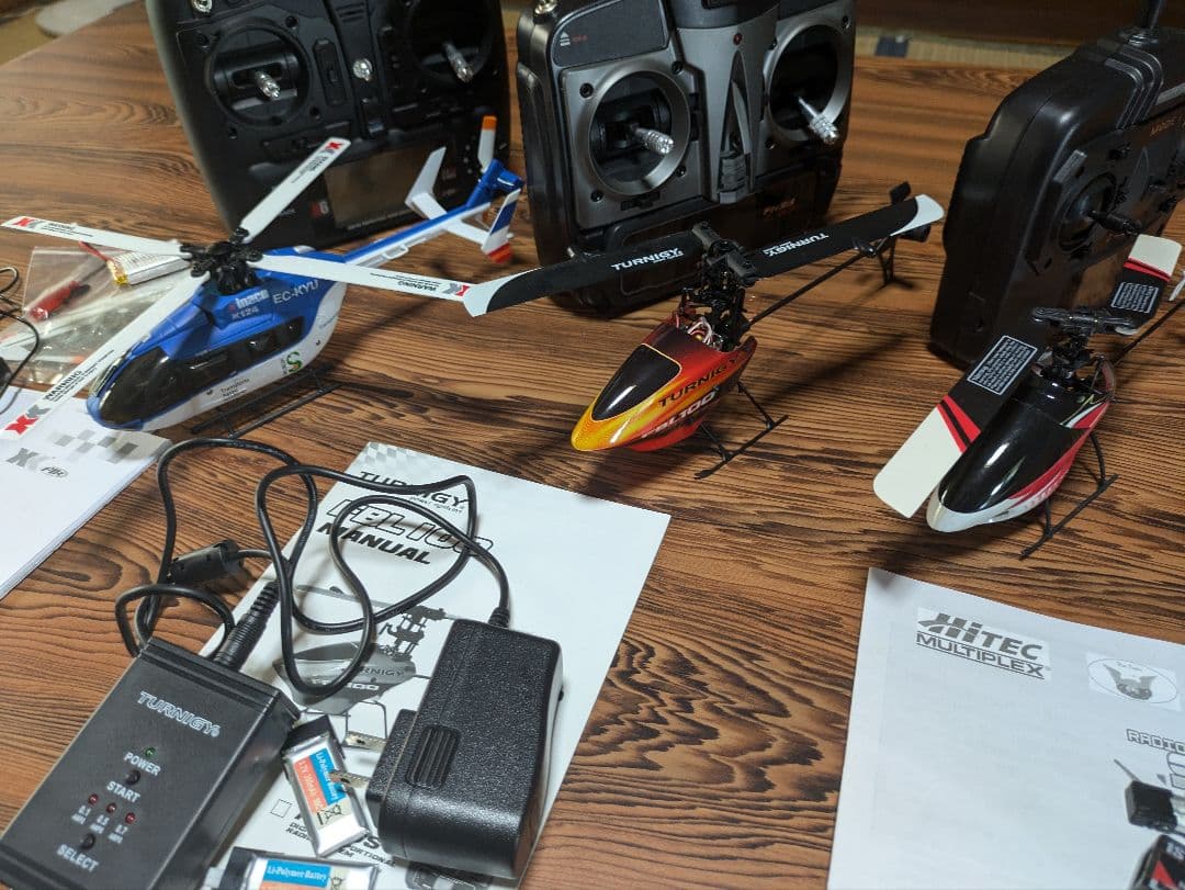 K124 & TURNIGY T100　ナインイーグルス　ラジコンヘリコプター