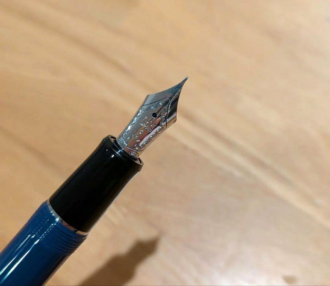 PILOT　万年筆　カスタムヘリテイジ91 F　細字　ダークブルー