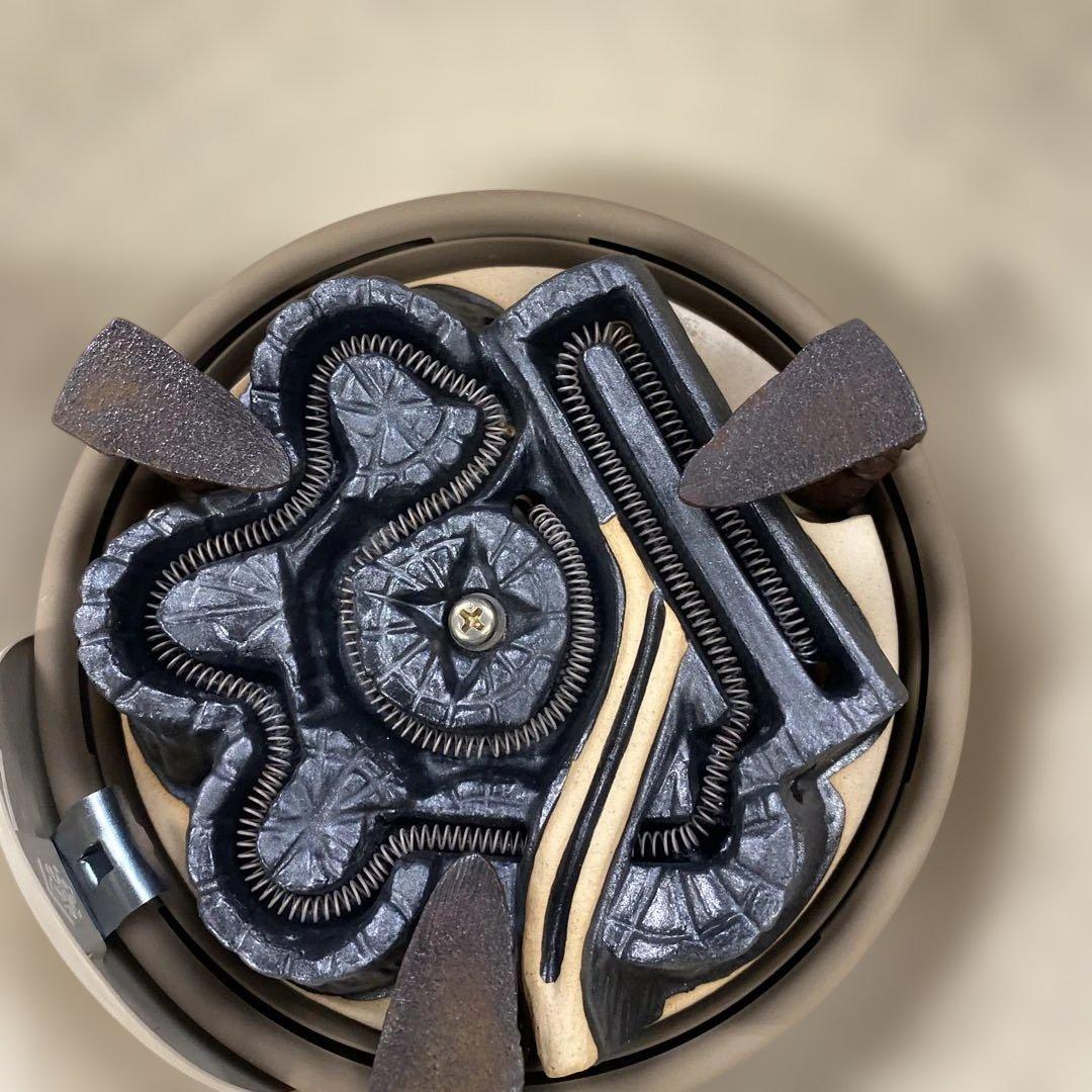 野々田式 風炉型 電熱器　白さつま F412　★直接引取りは5000円★