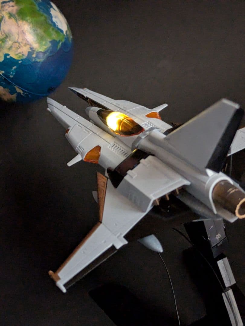 ビックバイパー　コックピット点灯　ブラック　落札者専用機 完成品　グラディウス