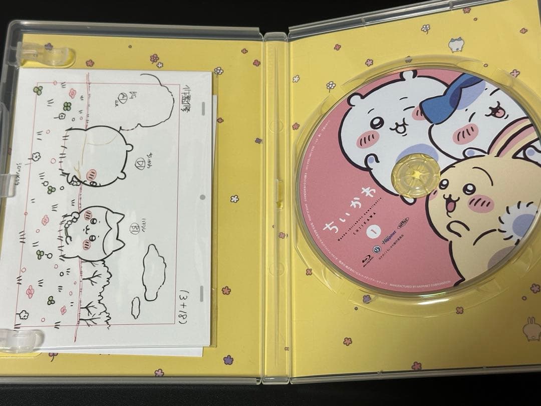 【開封済み未使用】ちいかわDVD豪華版①アクリルブロック&ポストカード付き