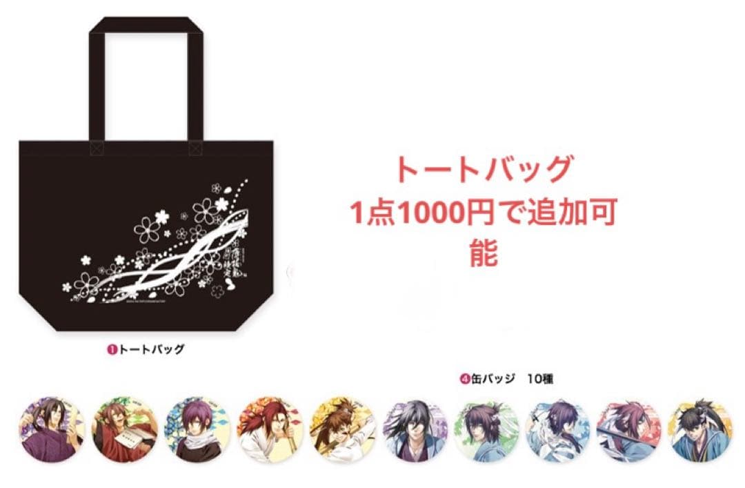 薄桜鬼　復刻版薄桜鬼検定　受験者限定　特典　缶バッジ10種