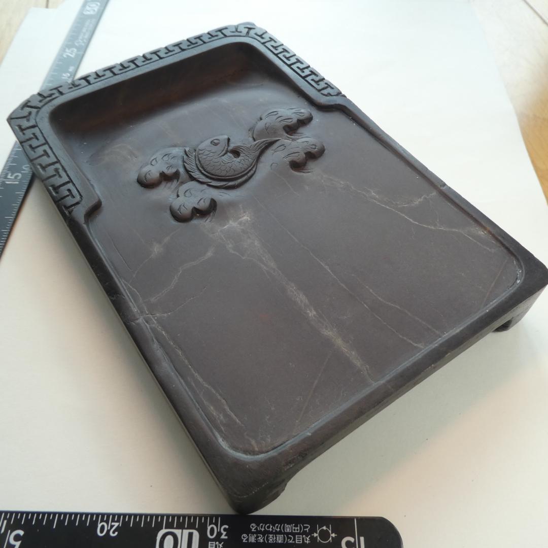 書道 硯 端渓硯 ５㉛ 大硯 古硯