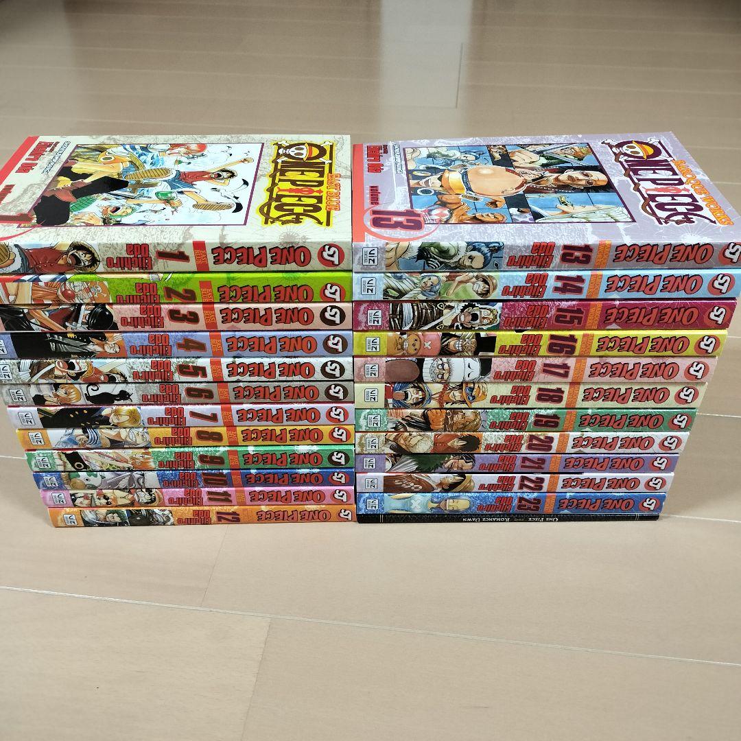 英語版　ワンピース　ONEPIECE 1〜23