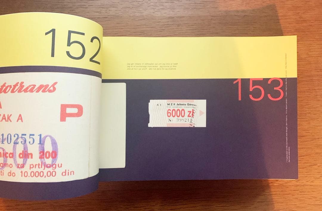 初版 Carouschka’s Tickets チケット グラフィック デザイン