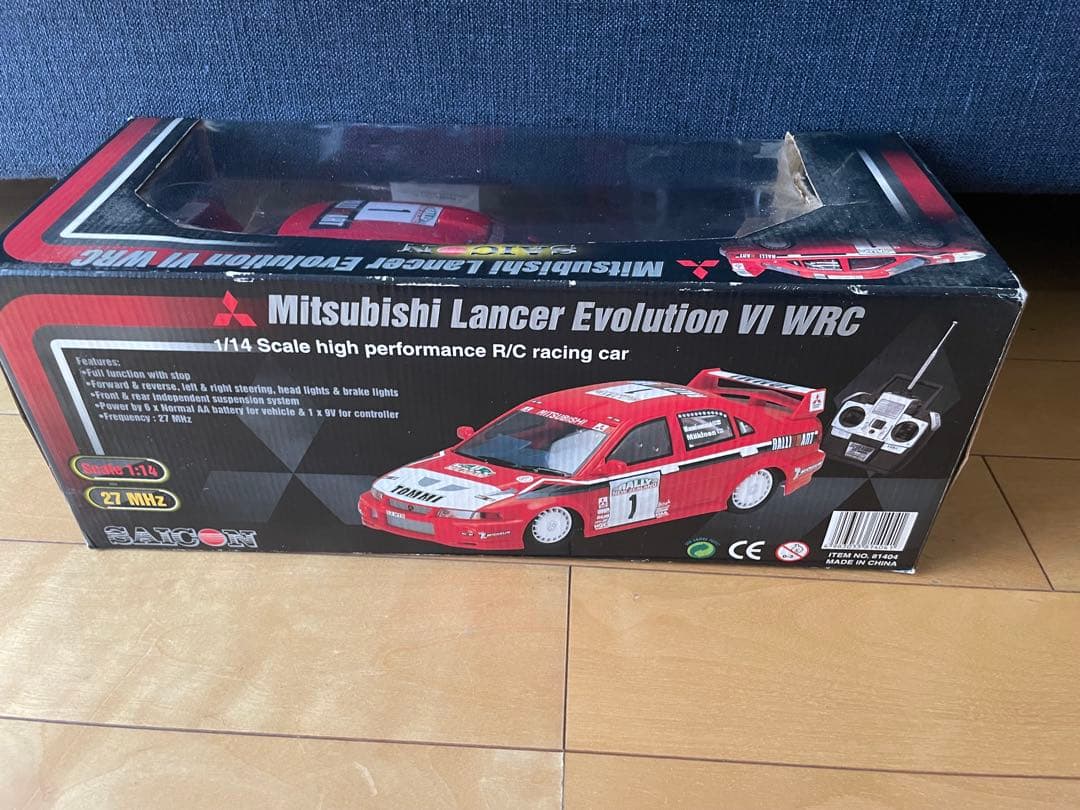 ホビーラジコン mitsubishi lancer evolution vi wrc 1/14