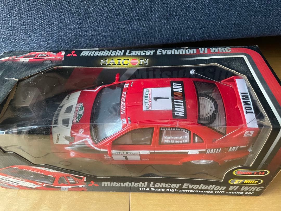 ホビーラジコン mitsubishi lancer evolution vi wrc 1/14