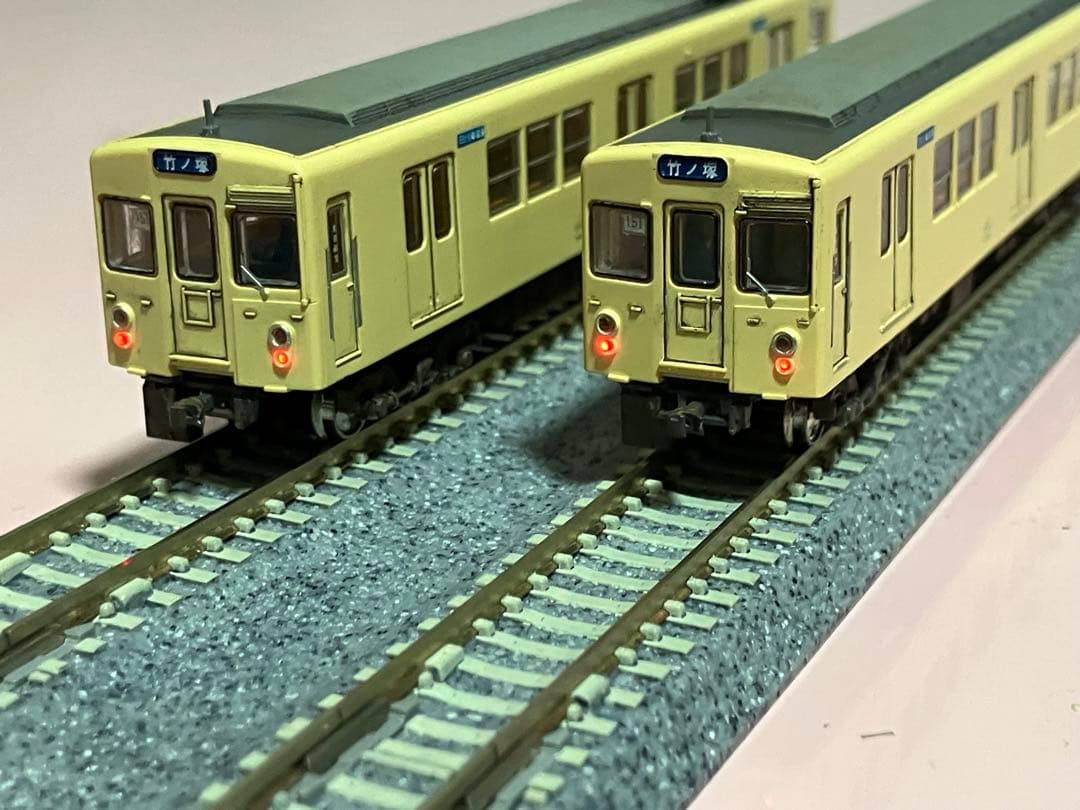 鉄コレ　東武2000系　ライト点灯　コアレスモーター