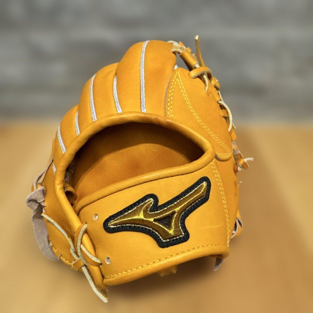 MizunoPro 硬式グローブ オレンジ