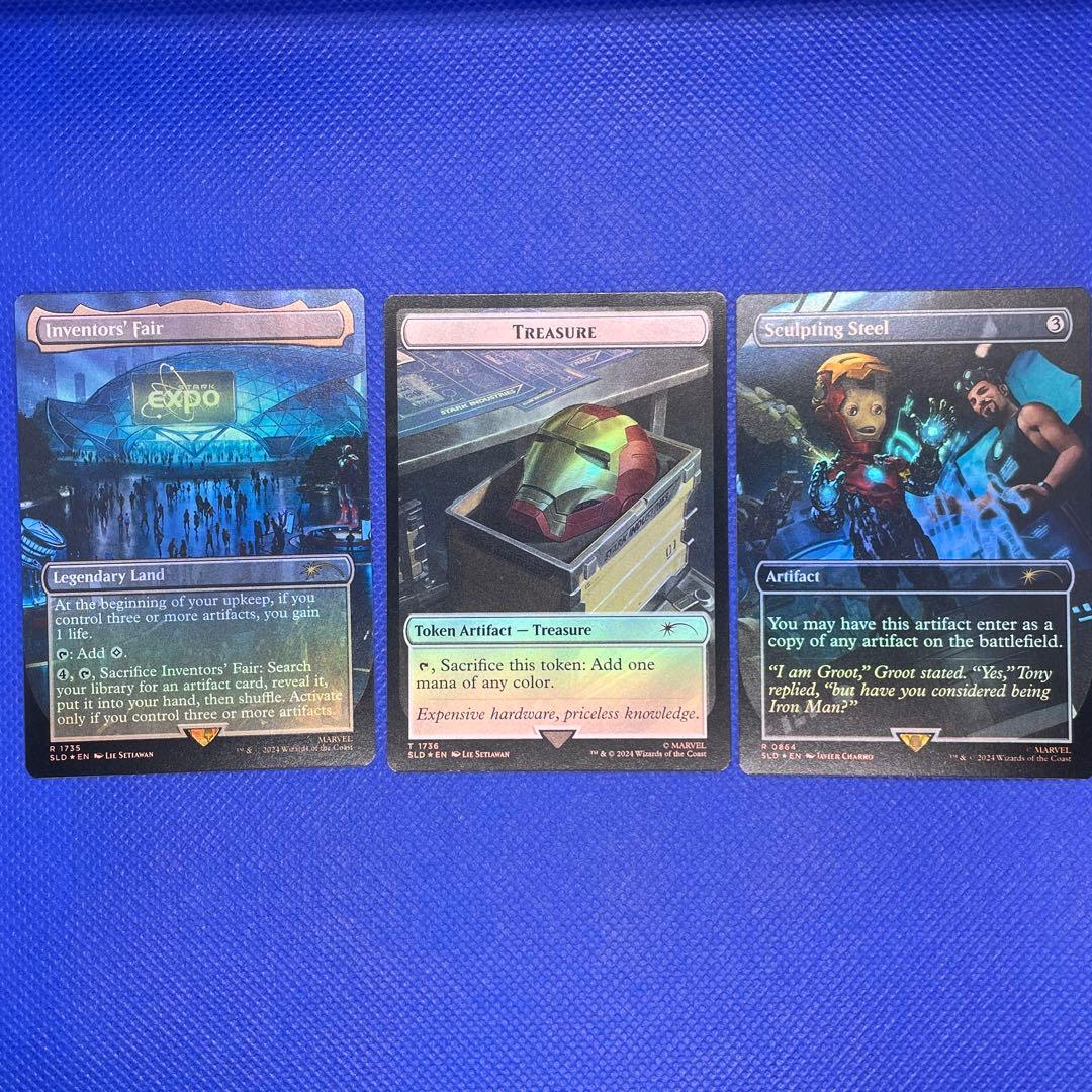 Secret Lair マーベル　アイアンマン　【カードのみ】Foil