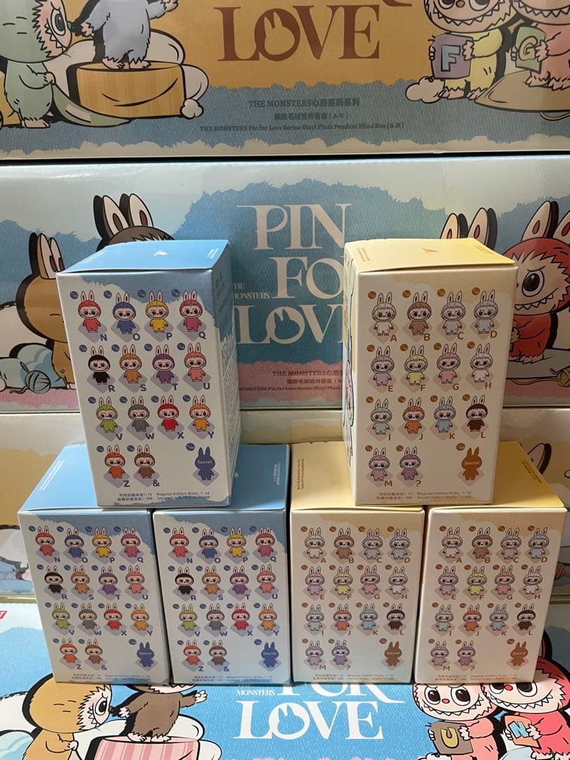 Pin For Love N-Z 3箱　と　A -M 3箱　POP MART